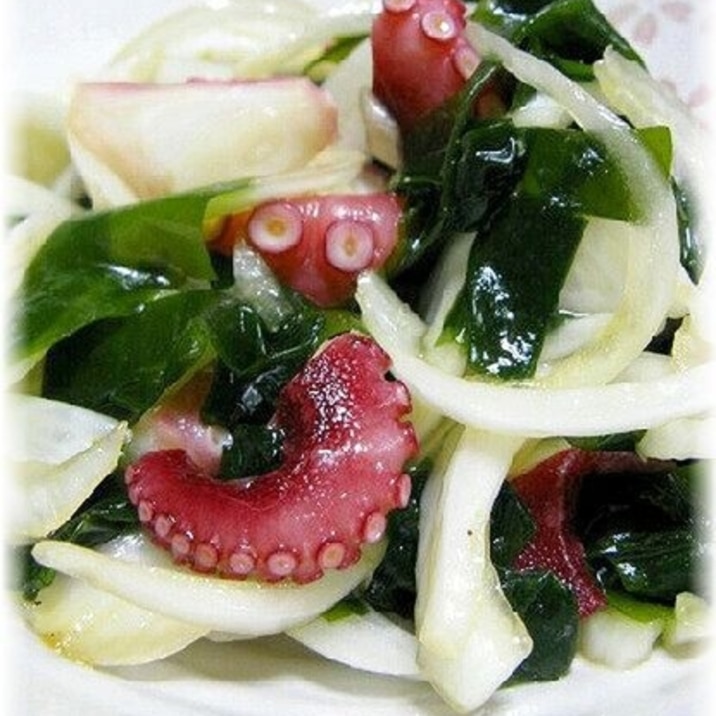 新たまねぎとタコとワカメのイタリアンサラダ レシピ 作り方 By はなまる子 楽天レシピ 新たまねぎとタコとワカメのイタリアンサラダ レシピ 作り方 By はなまる子 楽天レシピ